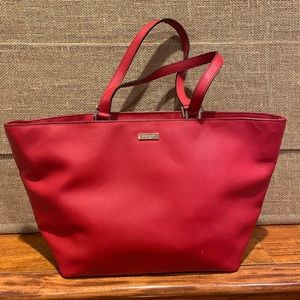 Red Kate Spade Tote Bag